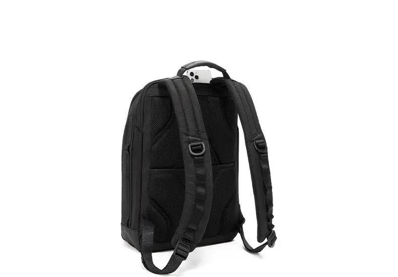 Sac à dos pour homme, pour les déplacements professionnels, en nylon balistique, noir pur, imperméab