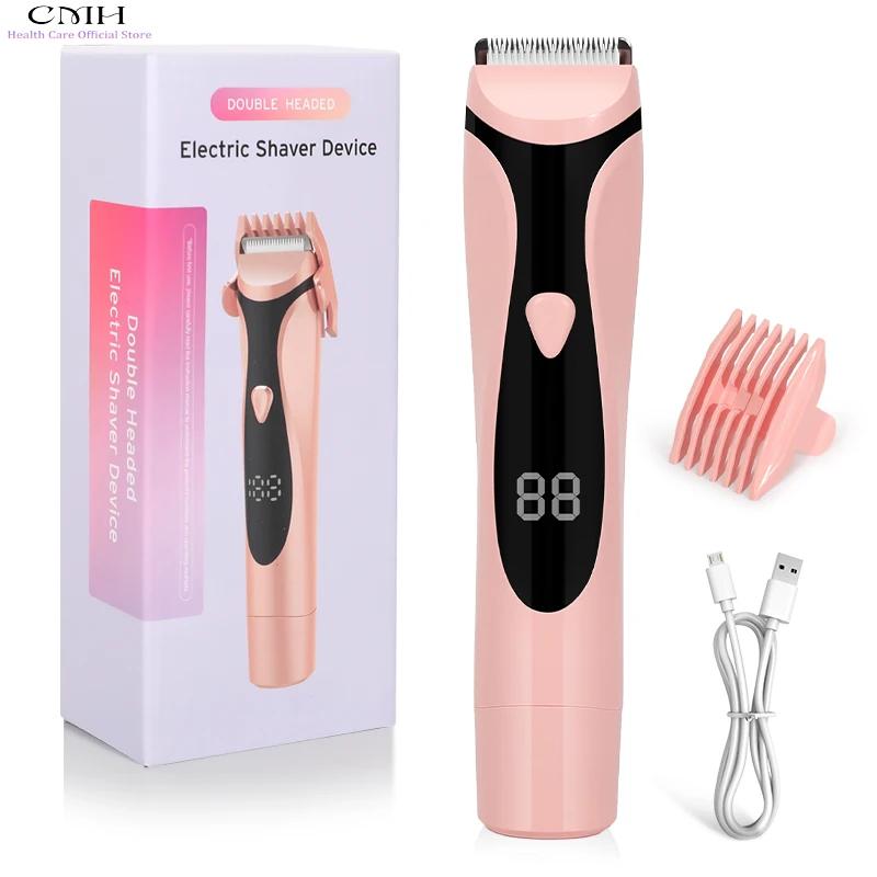 Rasoir électrique 2 en 1 pour femmes, épilation du corps, du visage, des aisselles et des jambes, re