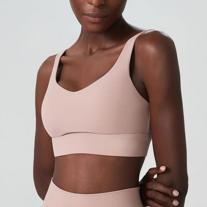Soutien-gorge de yoga à fort impact pour femmes, sous-vêtements de sport, respirant, avec coussinets
