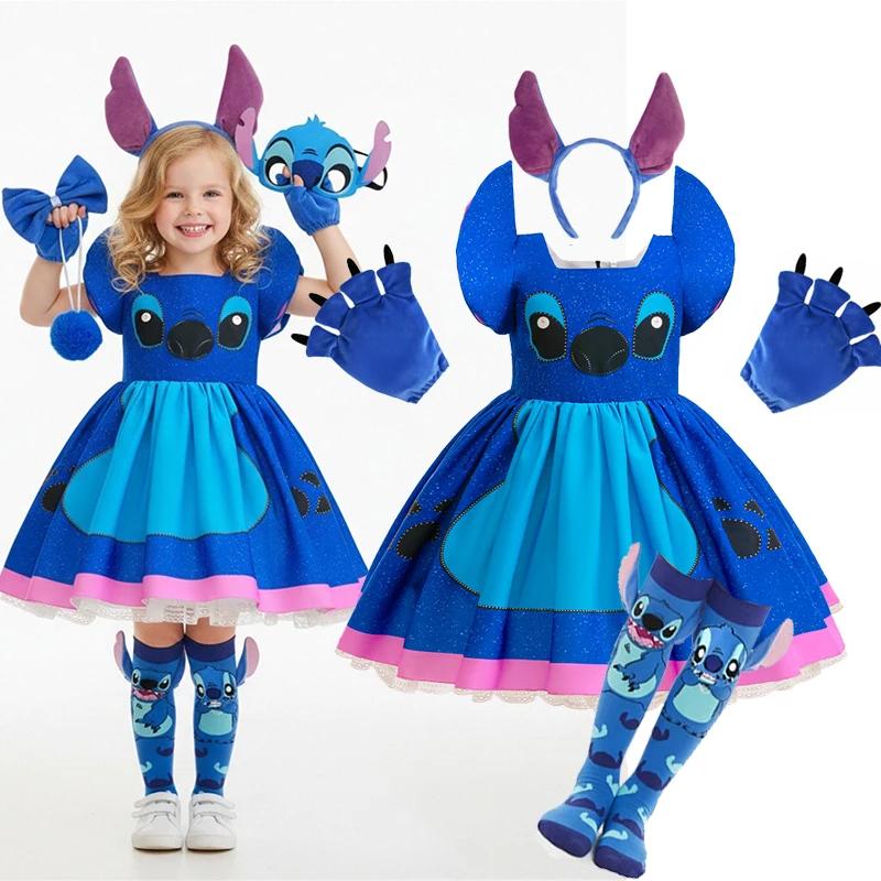 Robe fille dessin animé Disney point film robe Cosplay Costume scène Performance Halloween carnaval