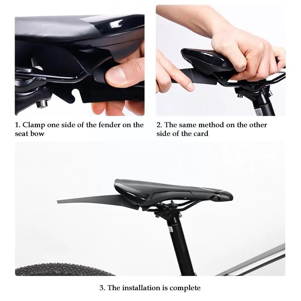 Garde-boue arrière pour dégager de vélo, accessoire de cyclisme, pour VTT, Q3V7