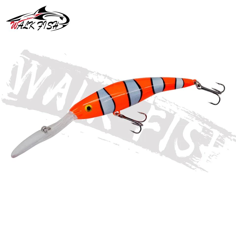WALK FISH 1 pièces nouveau leurre de pêche méné longue langue conseil 14g/13.5 cm leurre en plastiqu