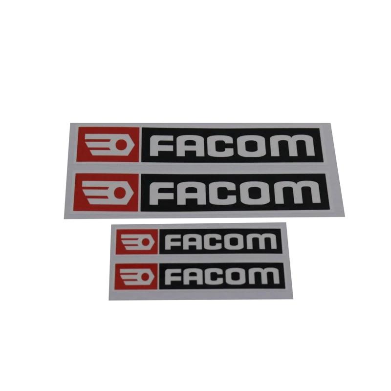 Kit de 2 autocollants FACOM imprimés en vinyle de haute qualité pour voiture, moto ou diverses Surfa