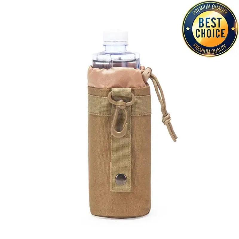 Pochette de bouteille d'eau de chasse, support de bouilloire Molle d'extérieur, Camping randonnée cy