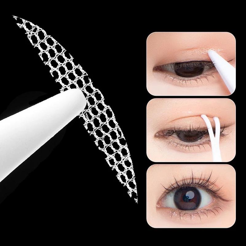 Bandes de Levage des Yeux, Double Bande de Paupière, Gris Clair, Grands Yeux Invisibles, Double Cont