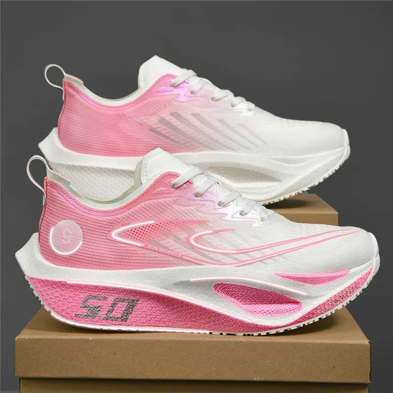 Chaussures de sport pour hommes amorti antidérapant plat résistant à l'usure baskets maille respiran