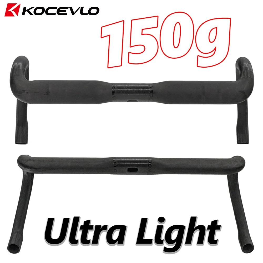 Kocevlo SL-Guidon de vélo de route en carbone ultra léger 150g, système de câblage interne compatibl