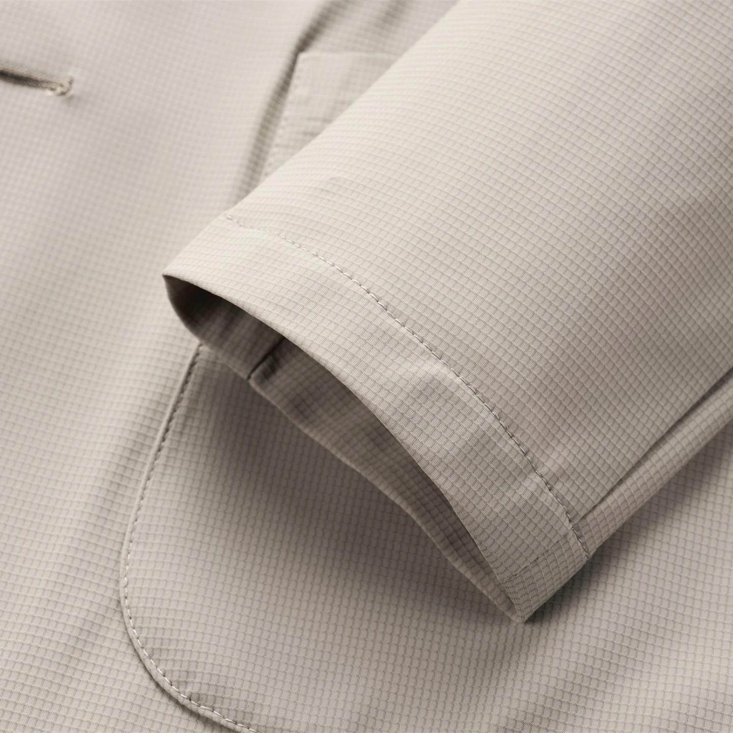Blazer Décontracté Homme Soie de Glace Sans Couture Haute Élasticité Protection Solaire Veste d'Été