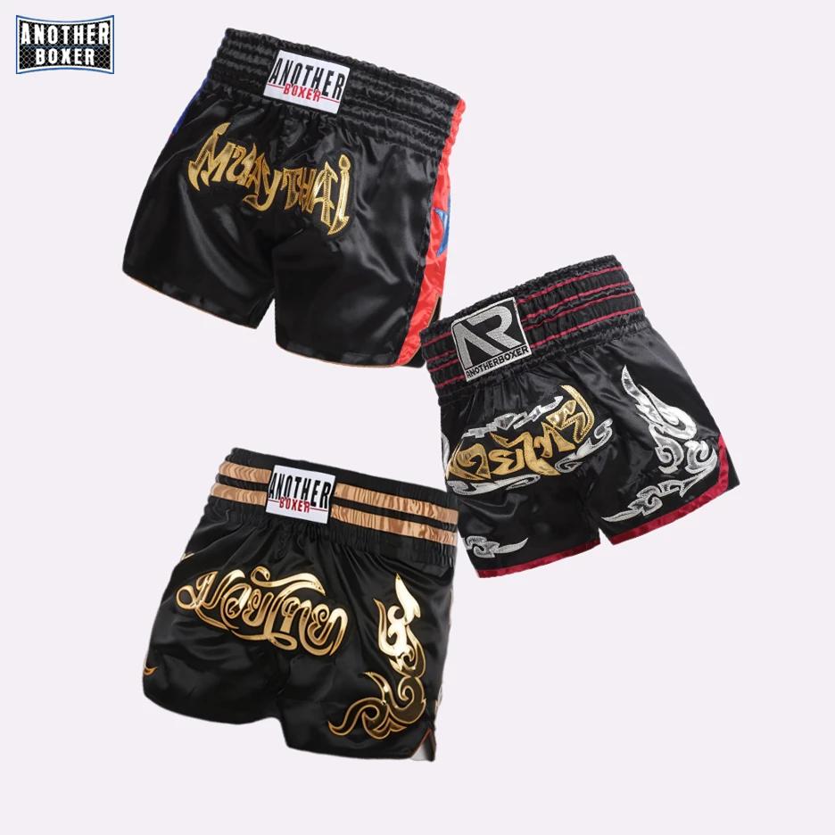 ANOTHERBOXER Short Muay Thai pour hommes, maillot de boxe MMA Kickboxing à séchage rapide pour femme