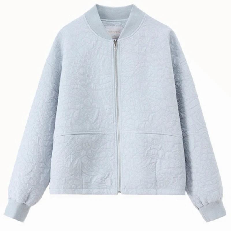 Veste de baseball femme SENTUBILA Automne Hiver 2026 Nouvelle Collection – Manteau décontracté avec
