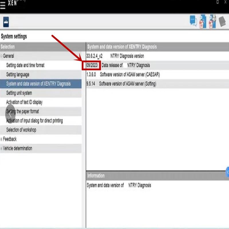 Le plus récent logiciel 2023.12 MB STAR sd C4/C5/C6 xentry DAS installer ou mise à niveau en ligne x