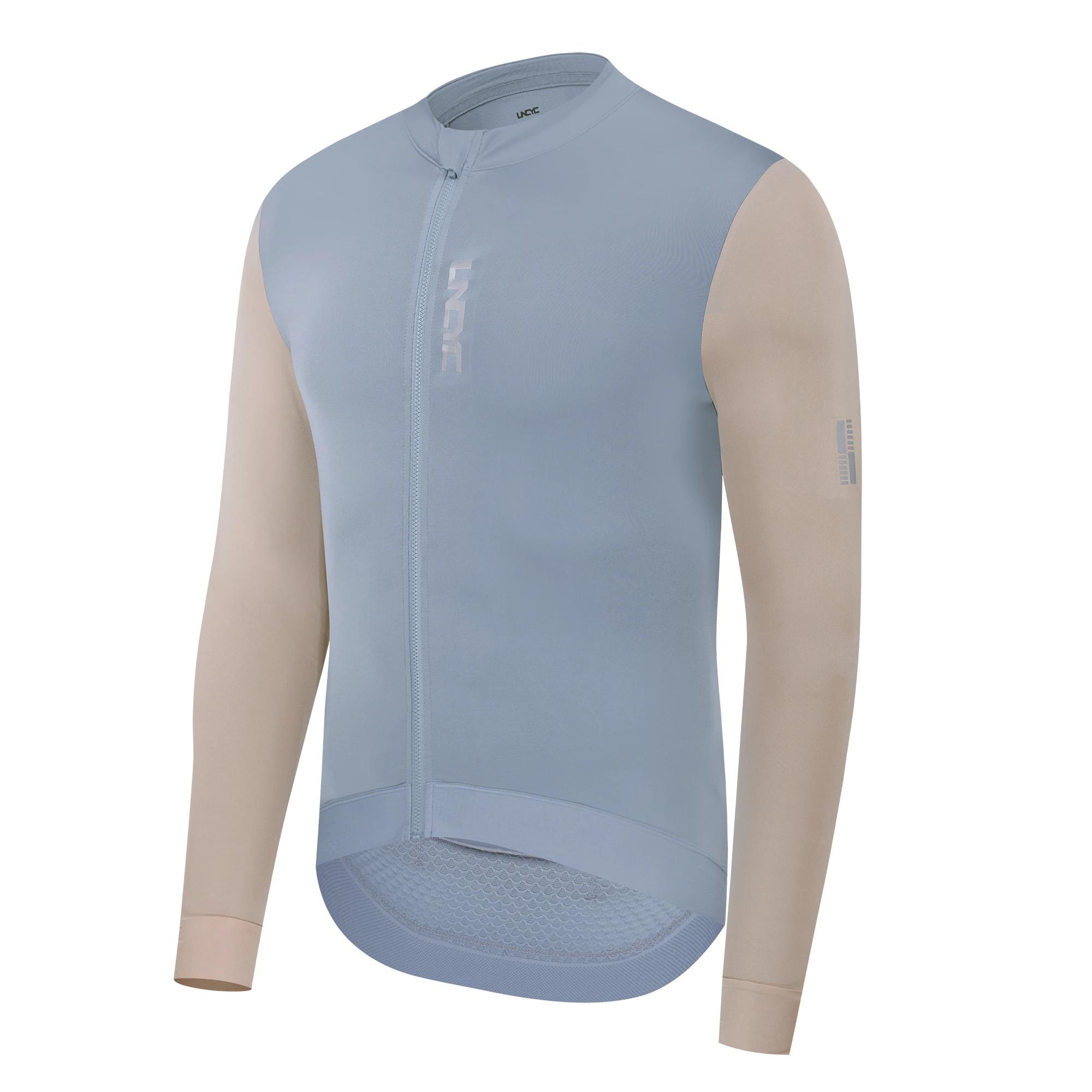 YKYWBIKE maillot de cyclisme pour hommes printemps à manches longues chemise de vélo de route complè