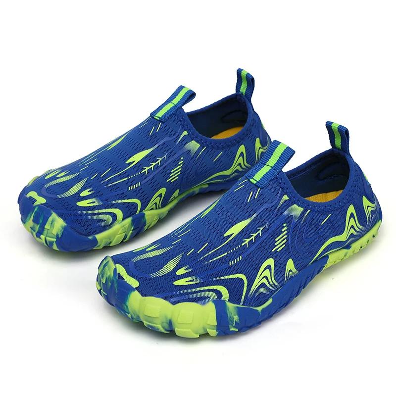 Enfants étudiants pieds nus séchage rapide plage natation Aqua chaussures garçons filles Fitness cha