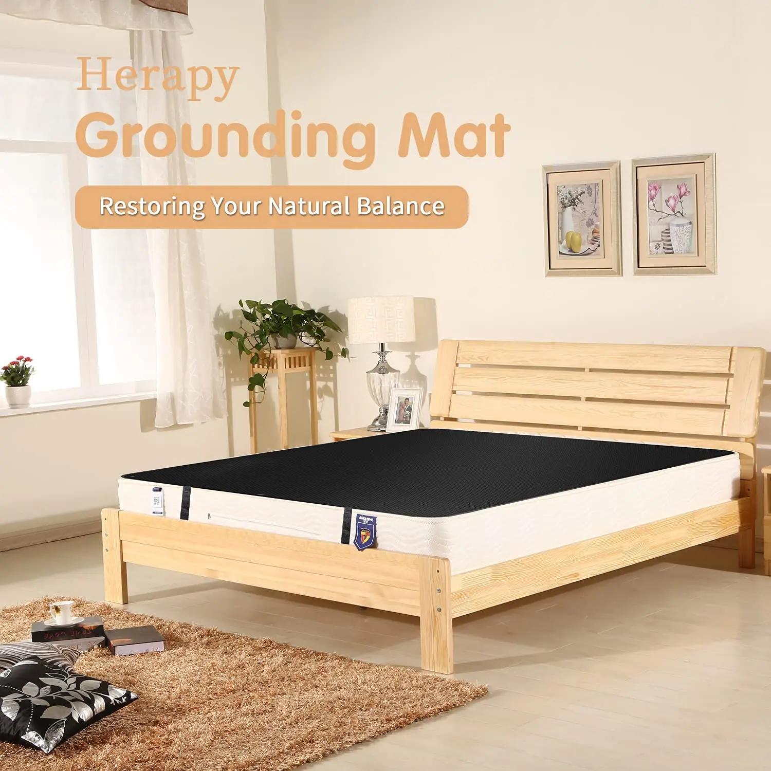 MAXSHARER matelas en cuir de mise à la terre tapis de sommeil de mise à la terre coussin de matelas