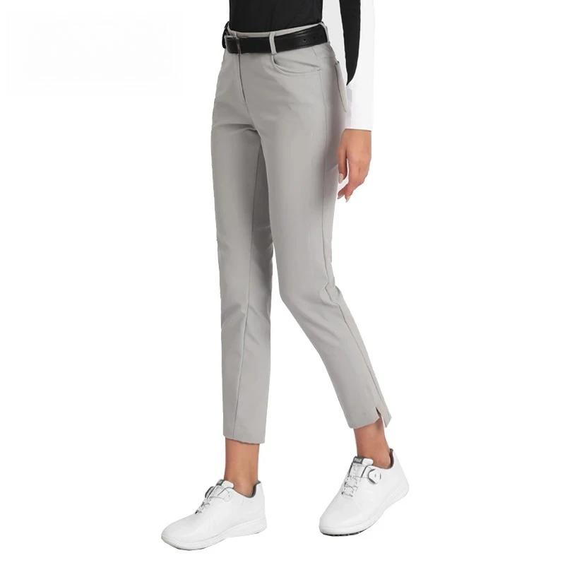 Pantalons de Golf pour femmes, pantalons doux à haute élasticité pour dames, vêtements de sport de p