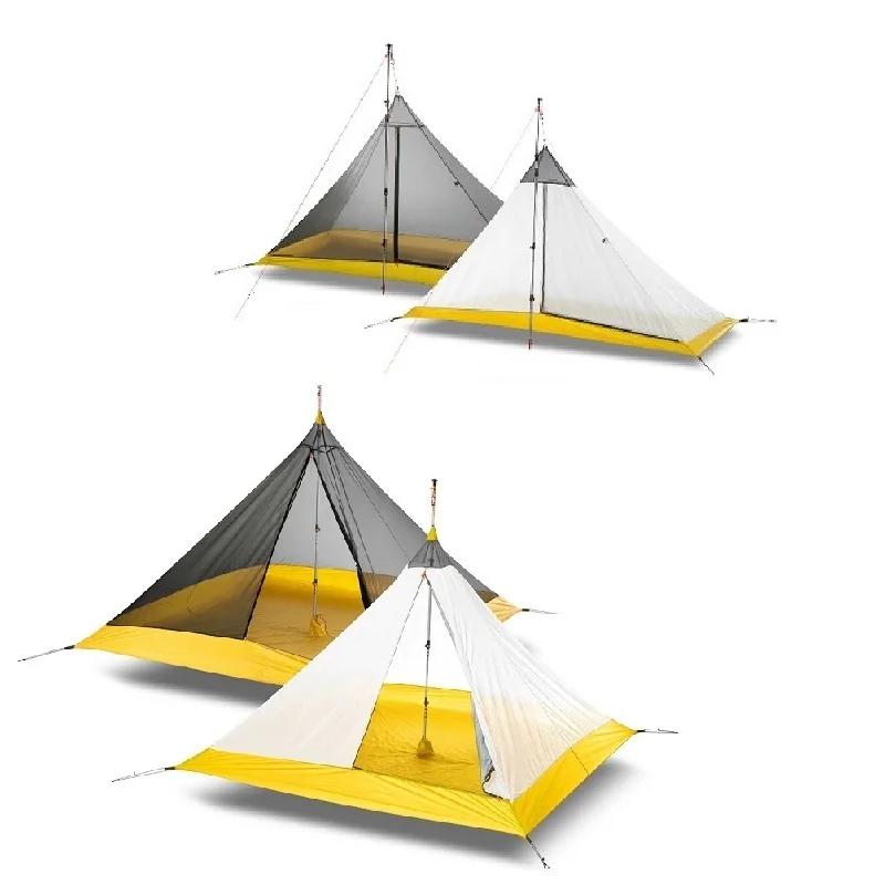 Hikeburger noeud 145 cm pyramide ultralégère 1.45 m tente intérieure sans tige 2-4 personnes Camping