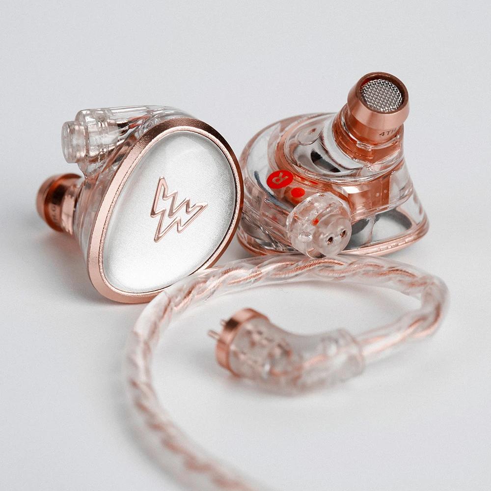 WHIZZER Kylin HE01 iem écouteur HIFI basse dans l'oreille moniteur balance armature Écouteurs anti