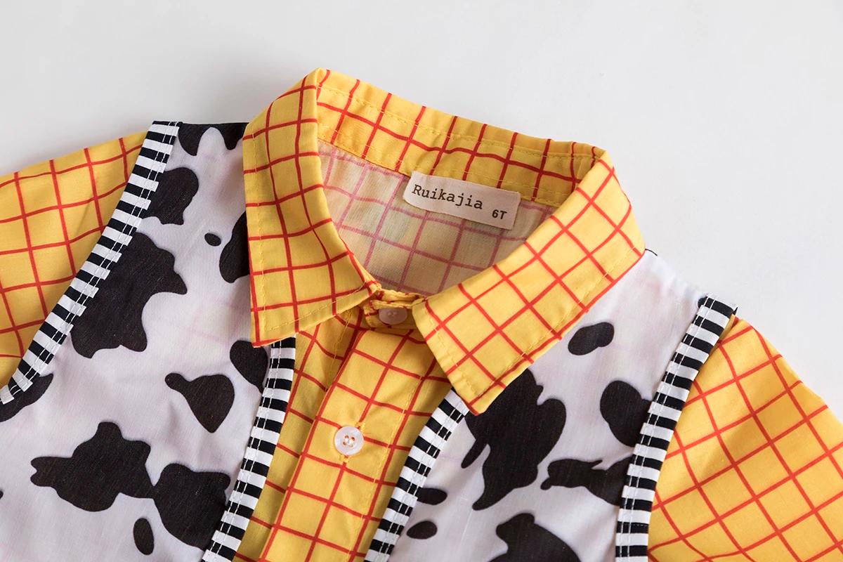 Costume de Cowboy Inspiré de Safari pour Garçon, Ensemble de Vêtement de Premier Anniversaire