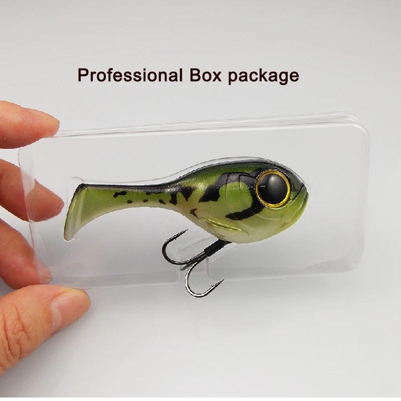 ESFISHING Silicone souple appât Balloonfish 82mm24g Deraball avec crochet de qualité Pesca artificie
