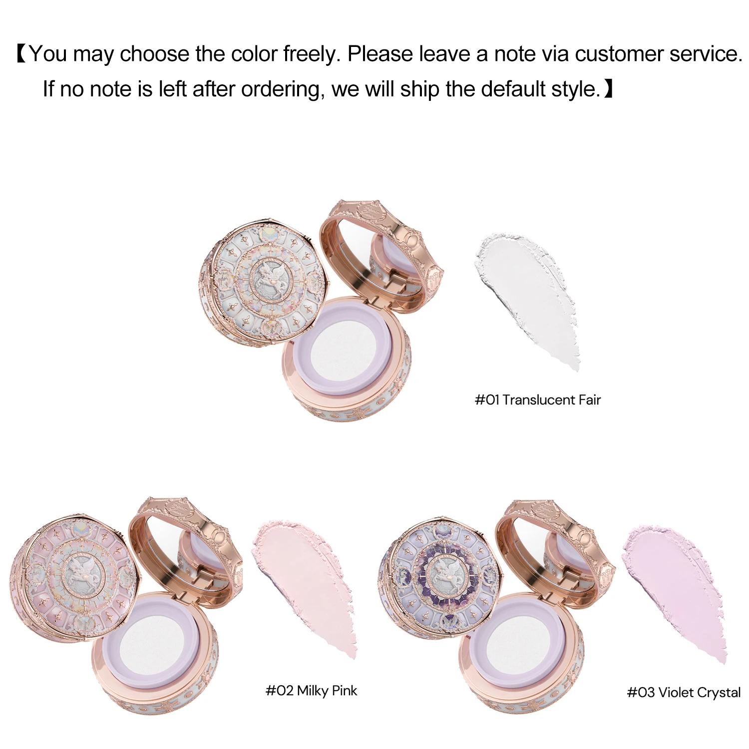 Coffret Maquillage Flower Knows Mermaid Glow Fard à Paupières Gloss Blush Série Perle Coquillage Nouveauté Cadeau Fantai