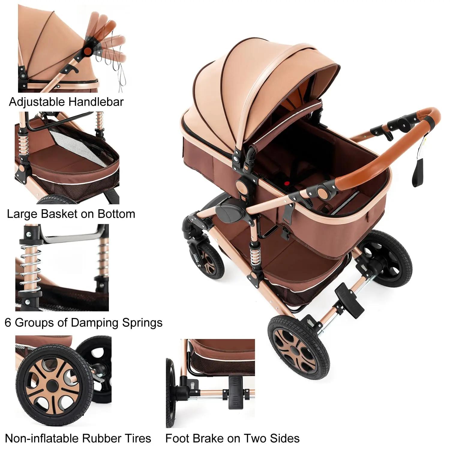 Poussette Standard Réversible 3 en 1 pour Bébé
