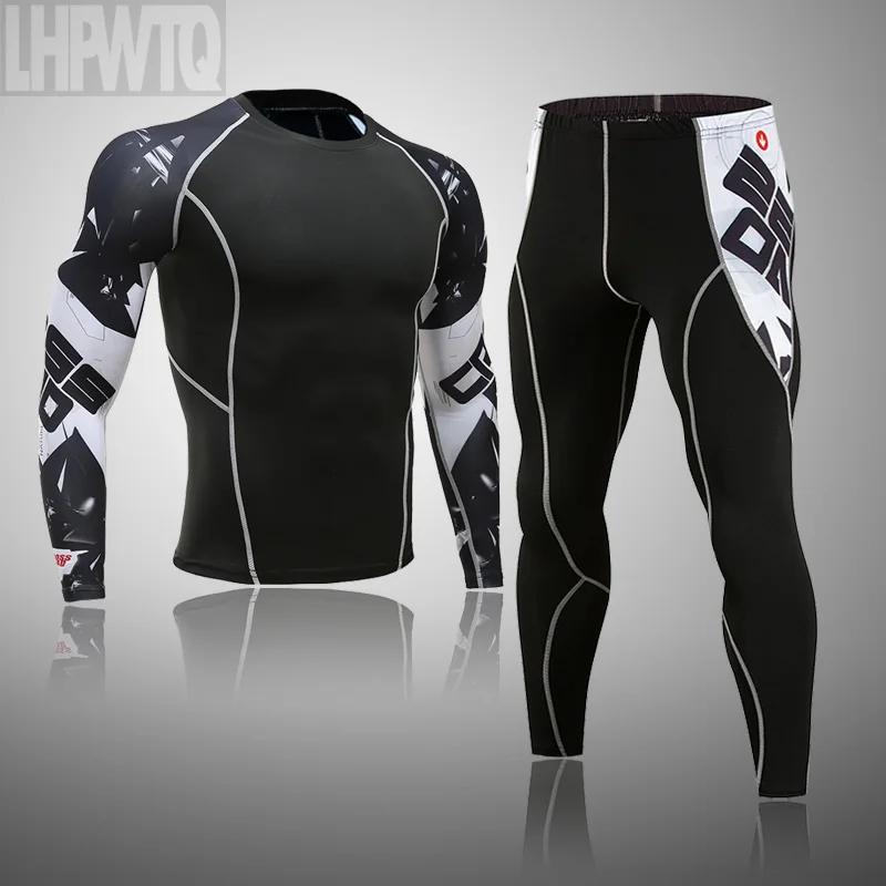 Sous-vêtements thermiques de Ski pour hommes, ensemble de Compression, collants thermiques, Leggings d'hiver, combinaison de basket-ball, séchage rapide