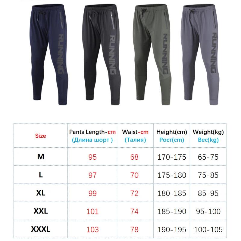 Pantalon survêtement gym homme fitness mince ajusté séchage rapide course entraînement