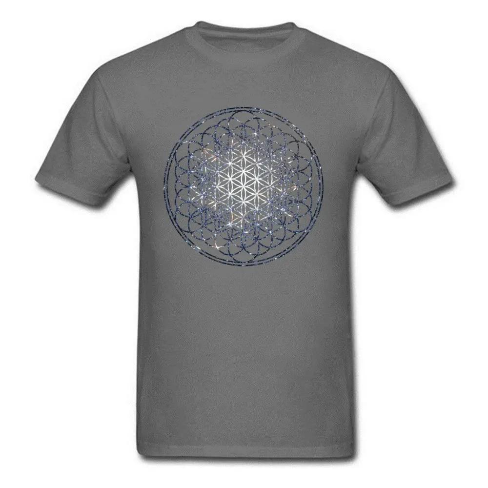 T-shirt mandala en coton pour homme