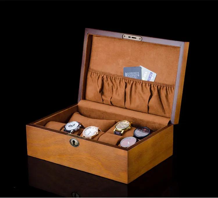 Nouvelle boîte de montre en bois organisateur boîtier