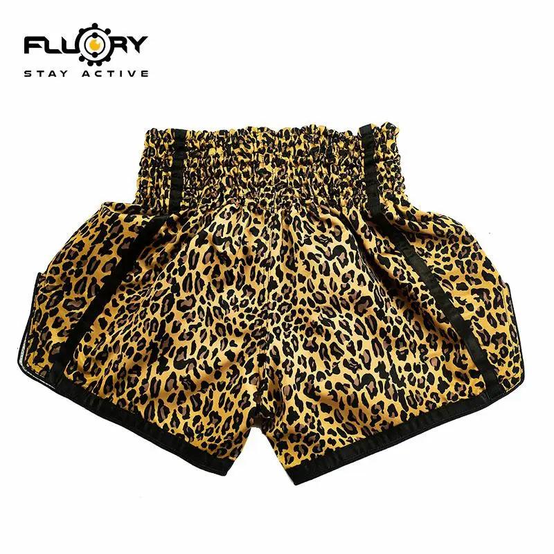 Short de combat Muay Thai fluoré imprimé