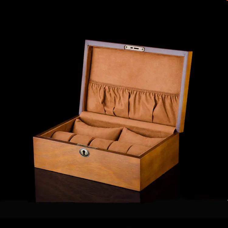 Nouvelle boîte de montre en bois organisateur boîtier