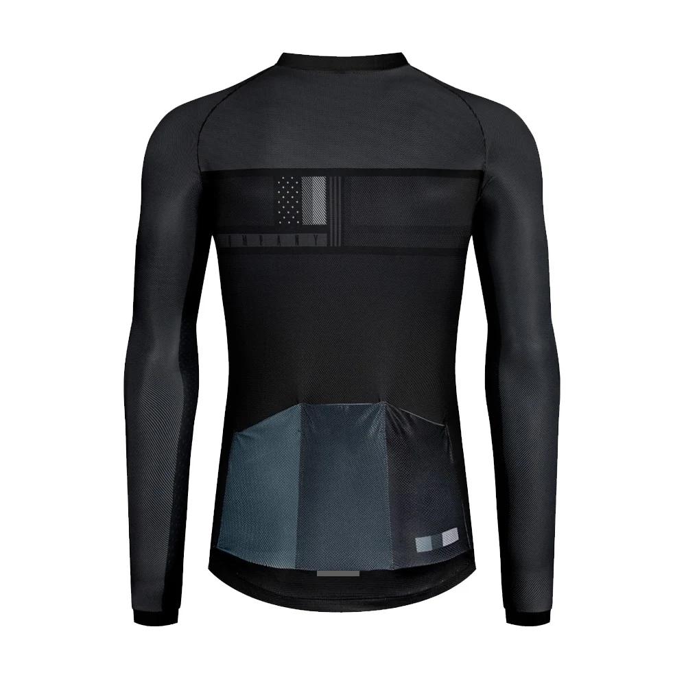 Maillot de cyclisme à manches longues pour hommes et femmes