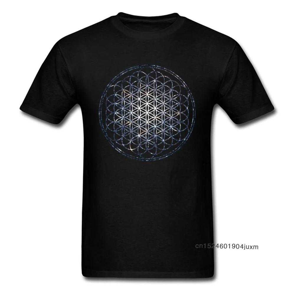 T-shirt mandala en coton pour homme