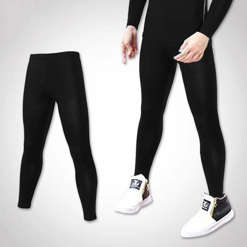 Collants de course pour enfants pantalons de gymnastique legging de sport compression pour garçons filles football basket-ball exercice fitness
