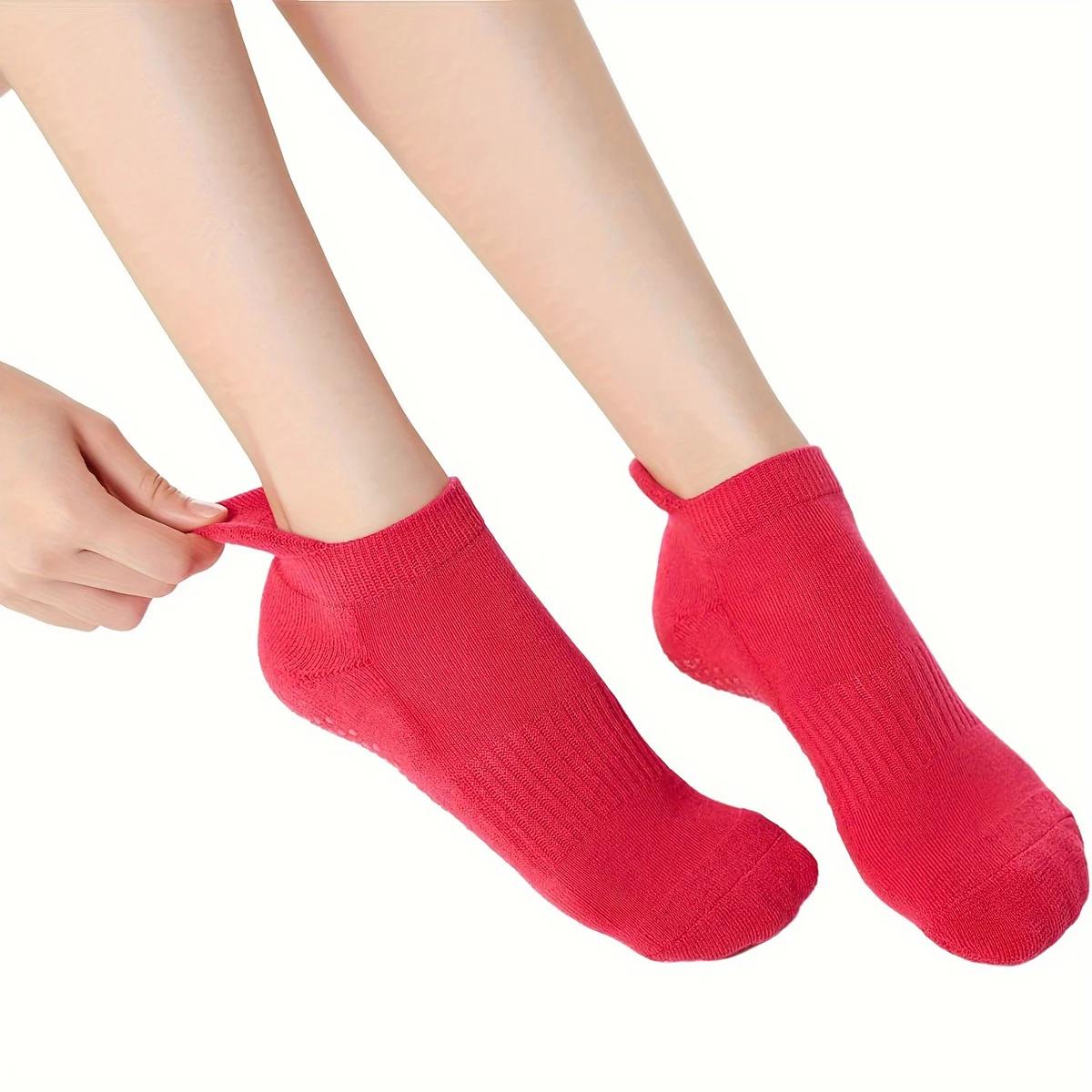 Chaussettes pilates antidérapantes femme