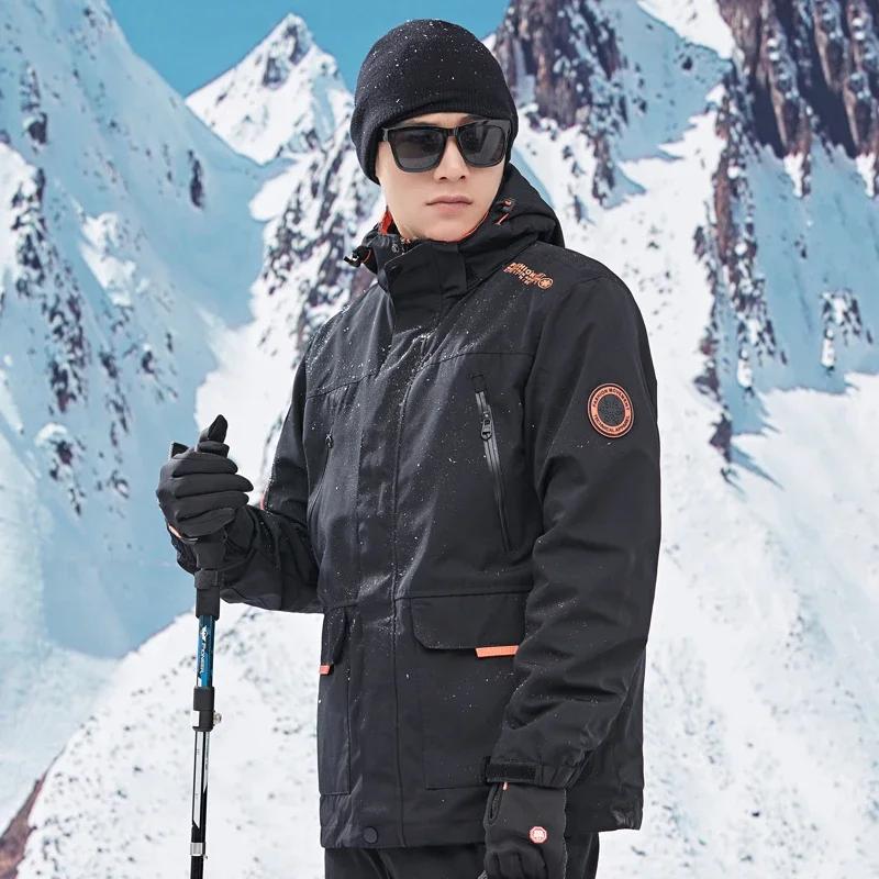 Combinaison de Ski marques hommes hiver extérieur imperméable montagne chaud 3 en 1 veste ou pantalon ensembles de neige combinaisons de Ski et de snowboard