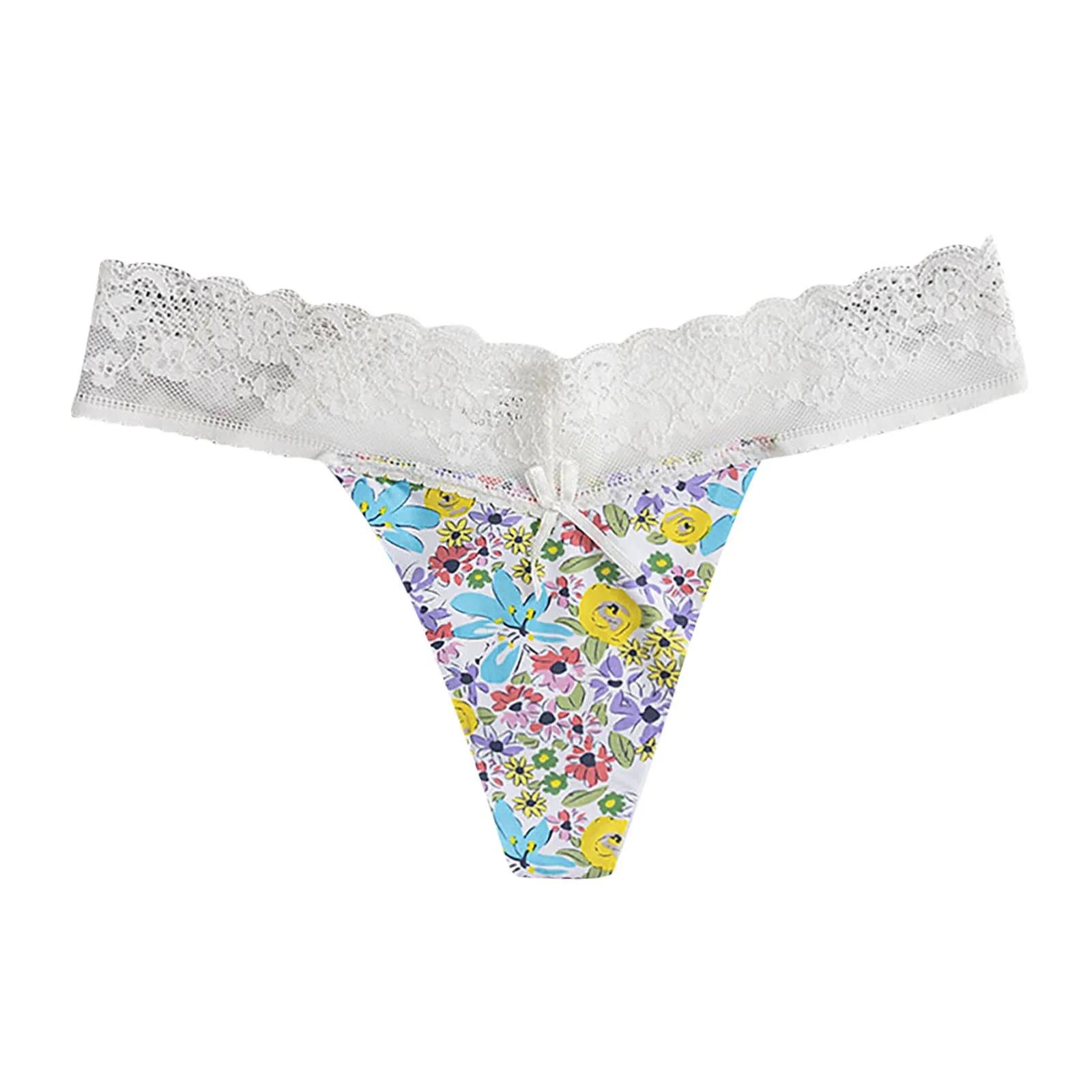 Sous-vêtements transparents taille basse pour femmes