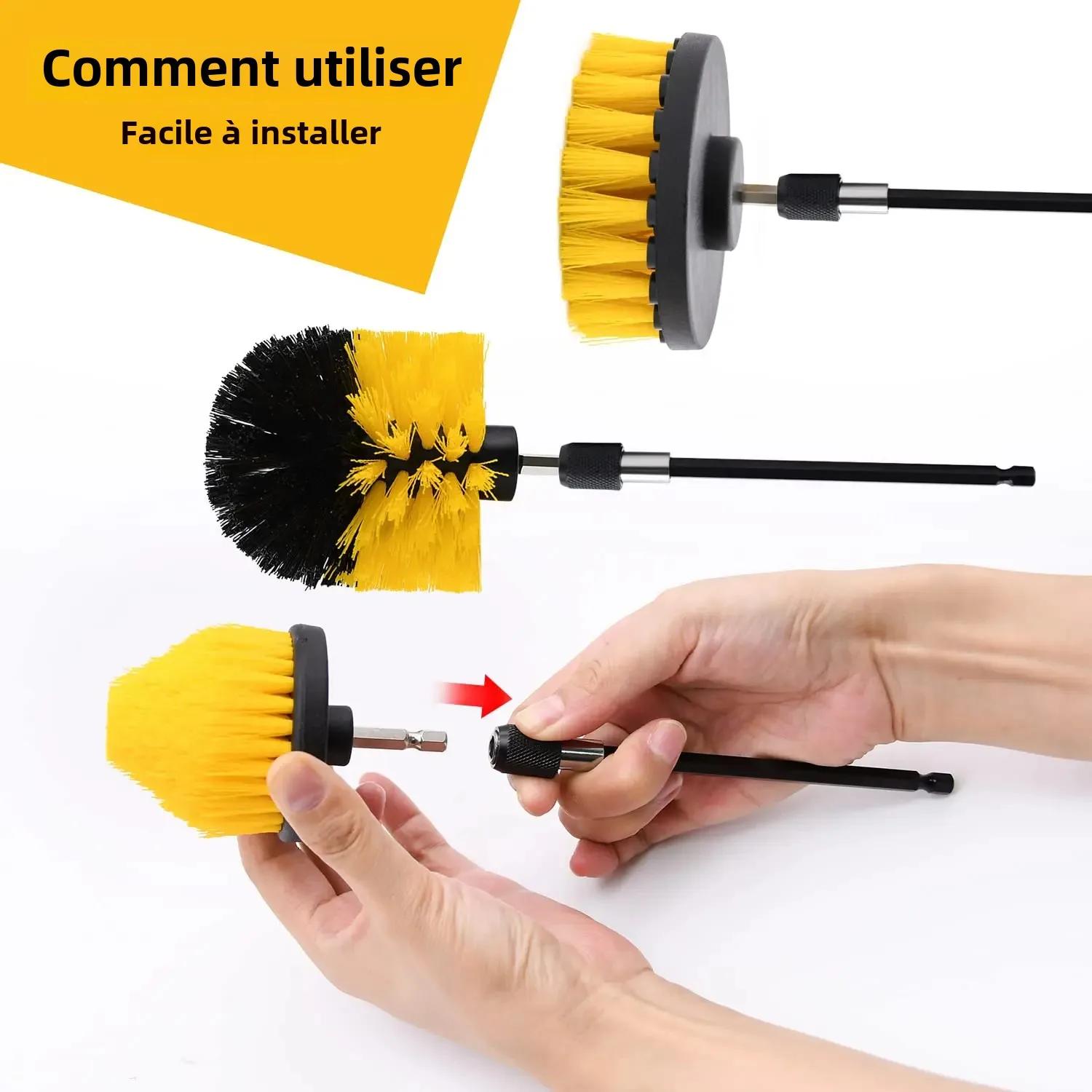 Ensemble de fixation de brosse de nettoyage