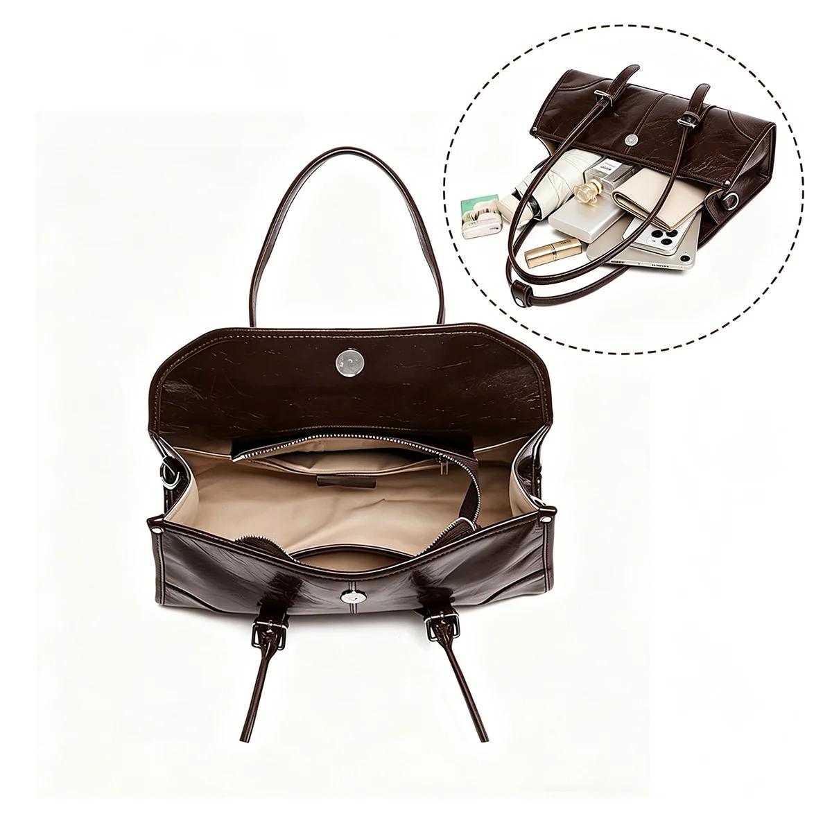 FOXER 2026 Nouvelle collection printemps – Sac à bandoulière pour femme en cuir véritable