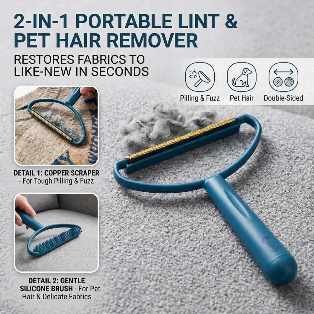 Dissolvant de peluches Portable pour vêtements