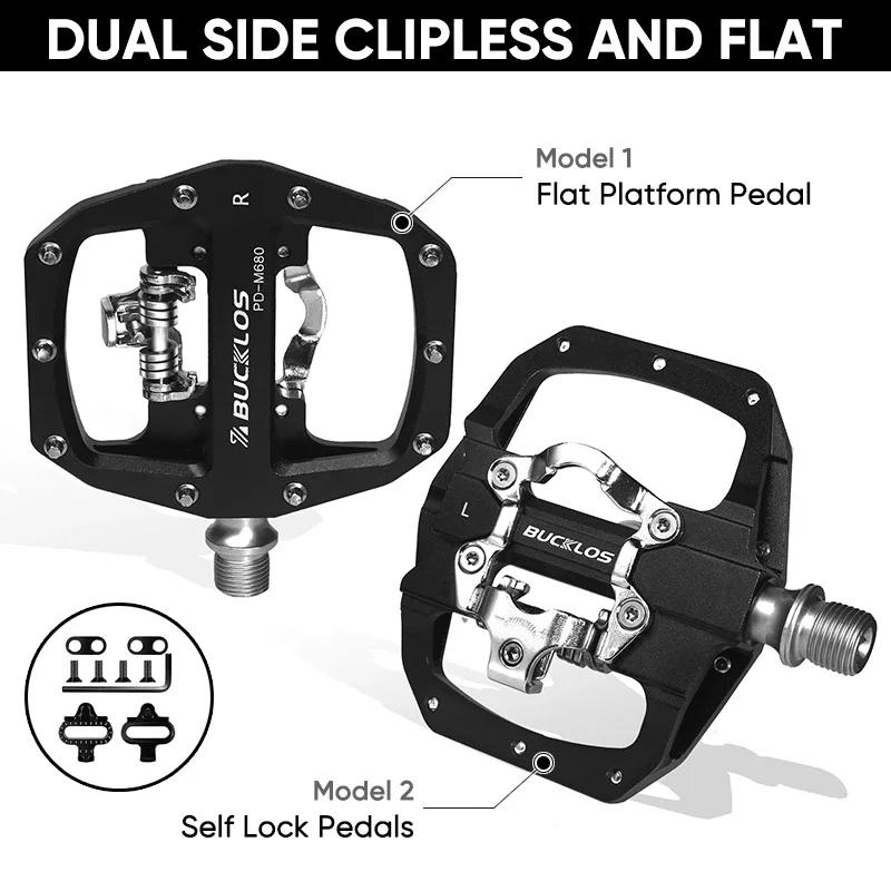 BUCKKubales-Pédale de contact plate pour VTT