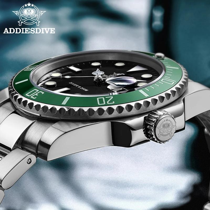 ADDIESDIVE montre en acier inoxydable