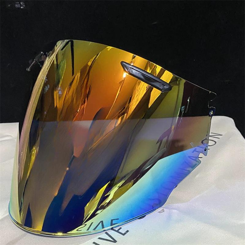 Visière moto pour Arai RAM4 demi-casque visière raccord casques de moto lentille Transparent noir arc-en-ciel visières
