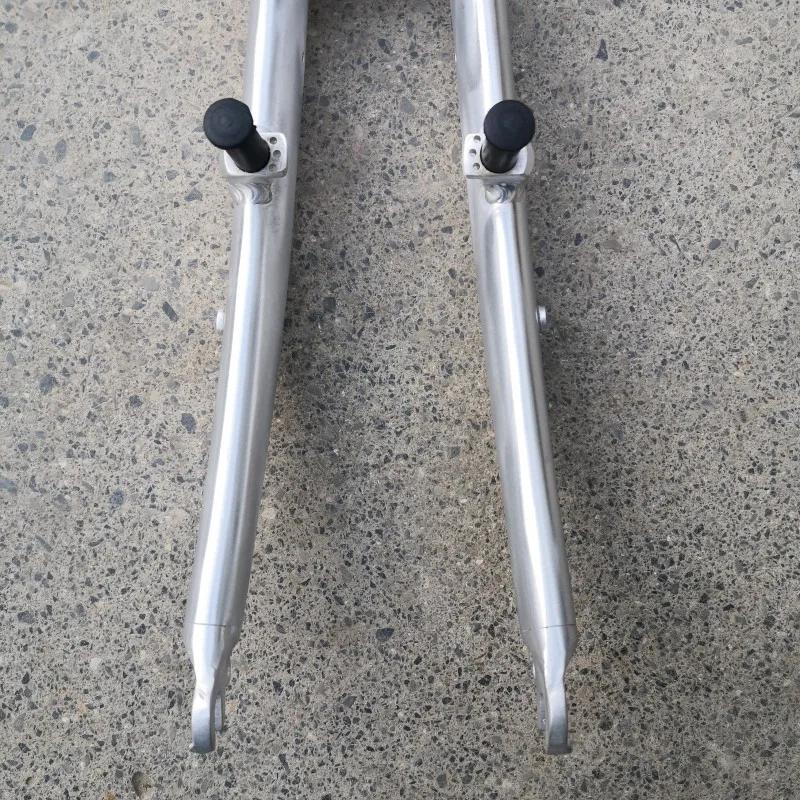 Fourche de vélo pliable 20 pouces en aluminium 406, fourche avant de vélo avec frein V, fourche Workblank