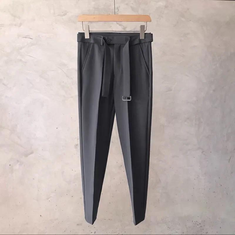 Pantalon de bureau drapé pour hommes