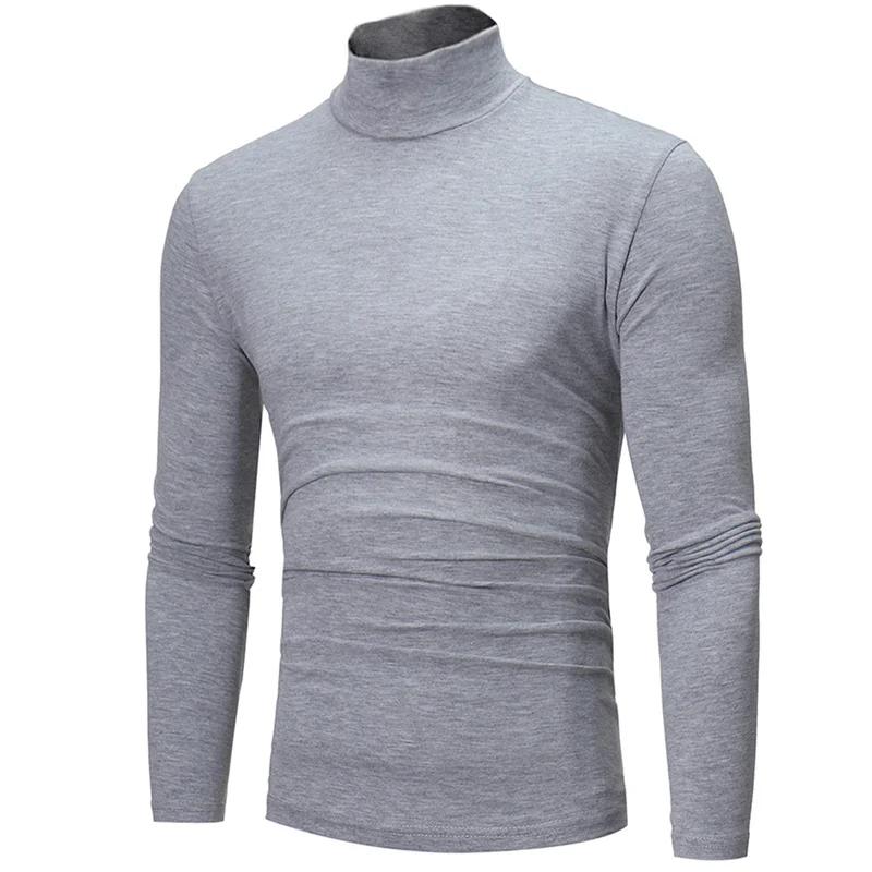 Sous-vêtements thermiques à col haut pour hommes