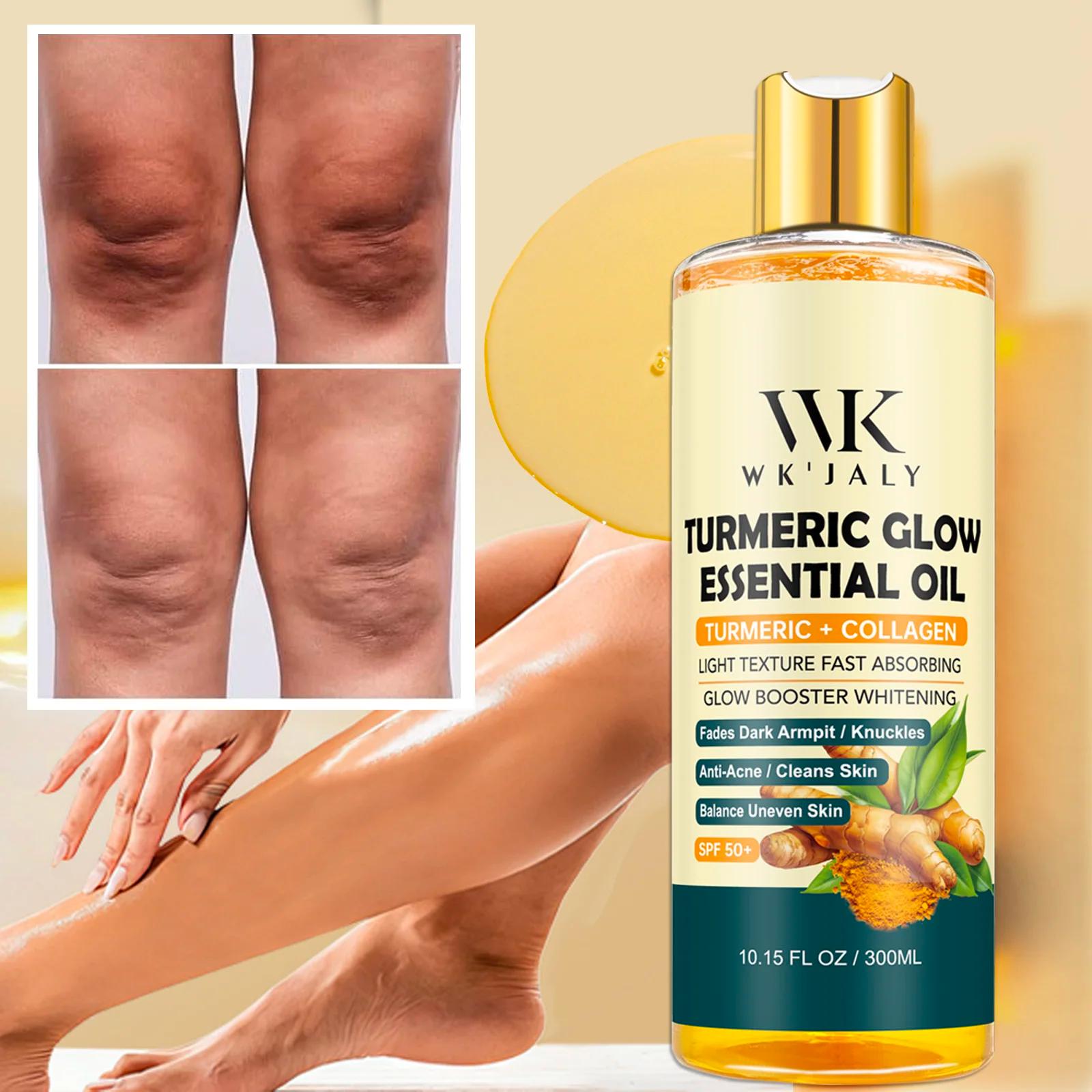 WK JALY Huile essentielle pour le corps au lueur de curcuma
