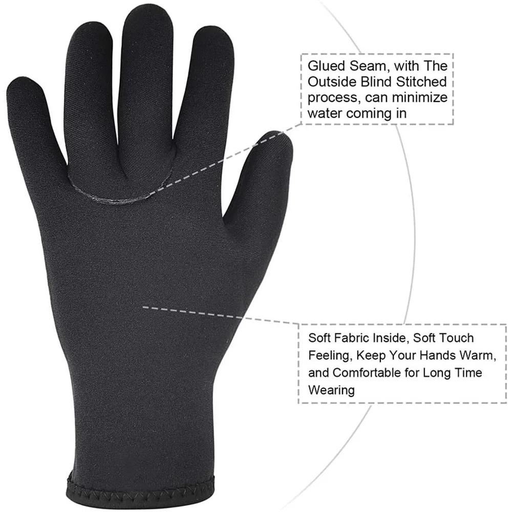 Gants de plongée en néoprène 3mm 5mm
