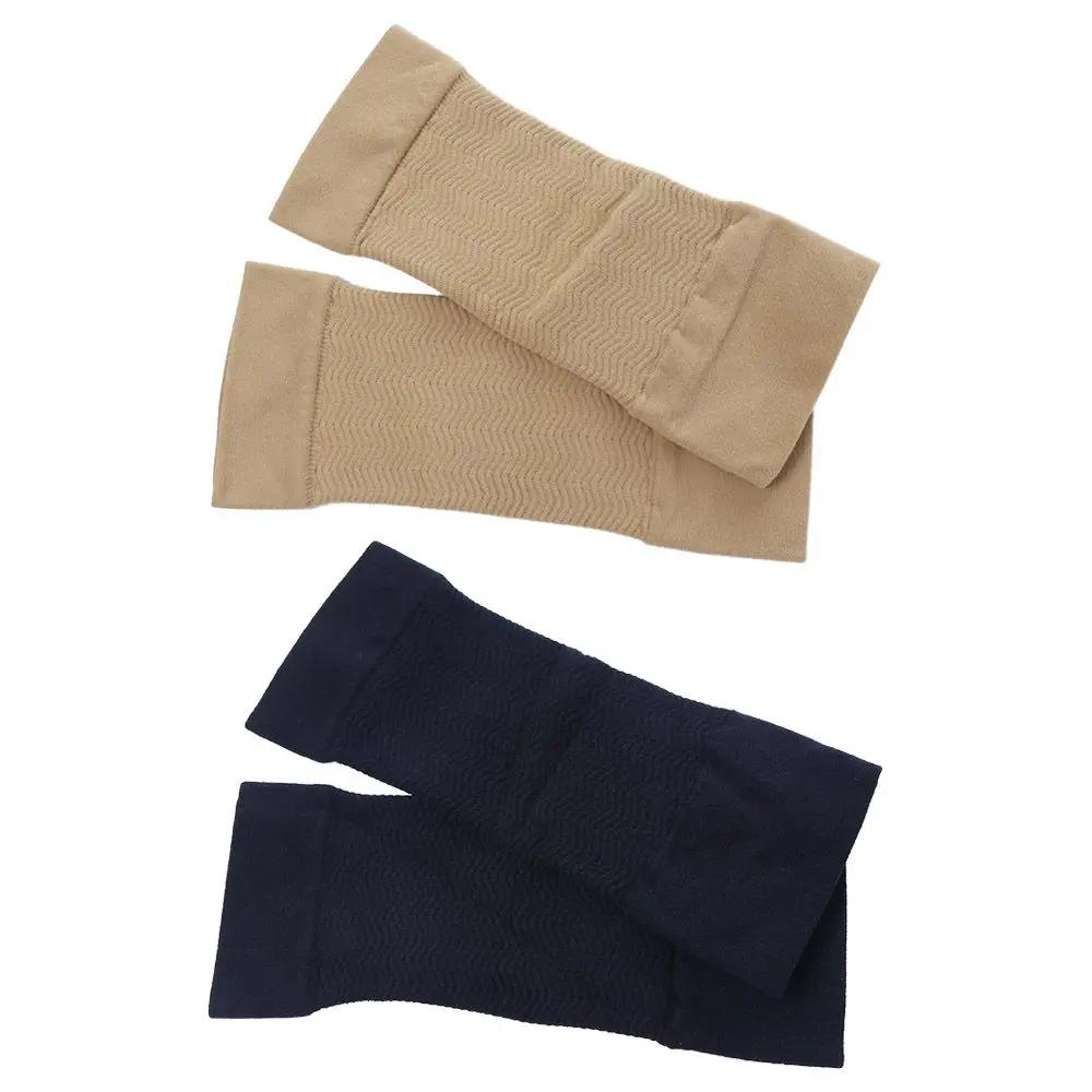 Manchons de massage élastiques de couleurs unies, enveloppes de bras amincissantes, manchons de bras de Compression, Support de chaussette de coude, améliore le manchon façonnant