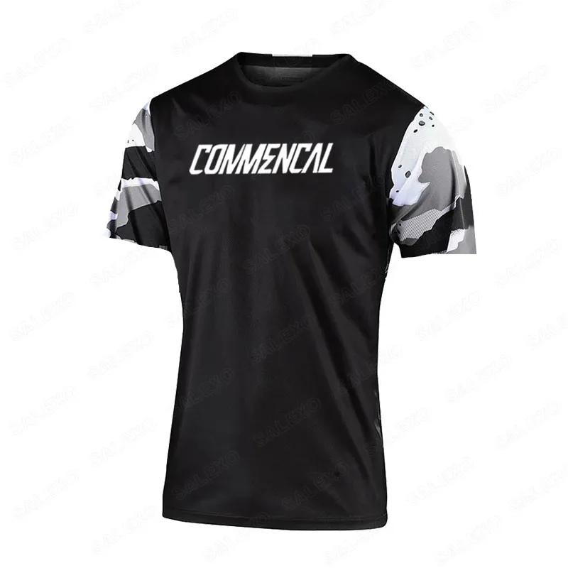2024 hommes à manches courtes descente maillots vtt VTT chemises tout-terrain DH moto maillot été Motocross Commencal Ci